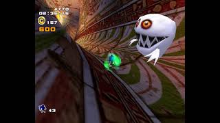 Sonic Adventure 2 Battle Pyramid Cave 1st Mission A Rank and Bounce Bracelet Location