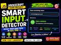 Build a Live Input Analyzer Using JavaScript | DOM Manipulation