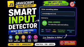 Build a Live Input Analyzer Using JavaScript | DOM Manipulation