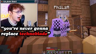 Philza being chaotic on WilburSoot’s stream for more than 1 hour straight - Origins SMP