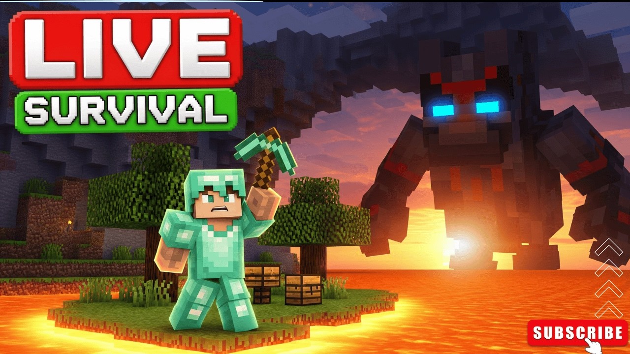 Minecraft Survival Live 🔴 | Soul Pixel SMP 24×7 | Chill Gameplay
