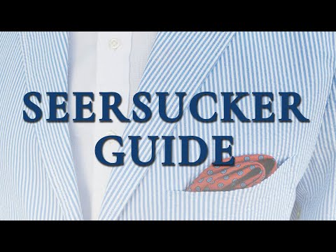 Video: Este seersucker o țesătură?