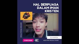 Download Lagu Mengapa Orang Kristen Berpuasa? Penjelasan oleh Elia Myron MP3 Download Lagu Mengapa Orang Kristen Berpuasa? Penjelasan oleh Elia Myron MP3