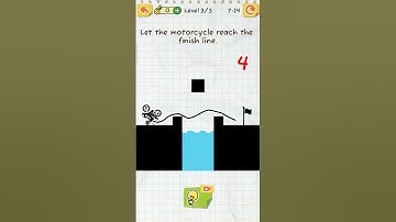 Draw 2 Save reach the motorcycle Game level 2/3.#shorts #draw2save