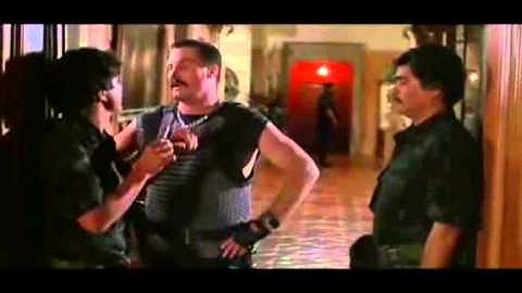 Commando-Bennett disses a soldier