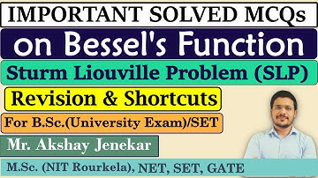 Solved MCQ on Bessel