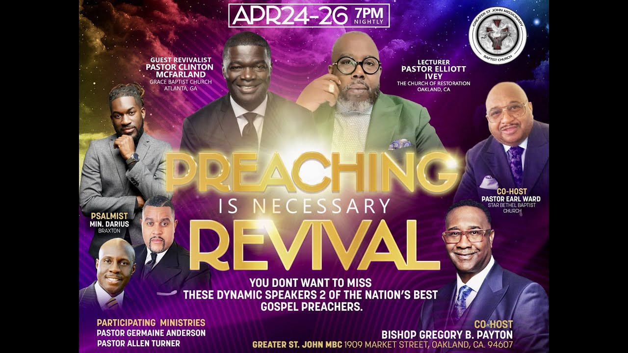 Greater St John Missionary Baptist Church Preaching Is Necessary Greater St John Missionary Baptist Church Preaching Is Necessary