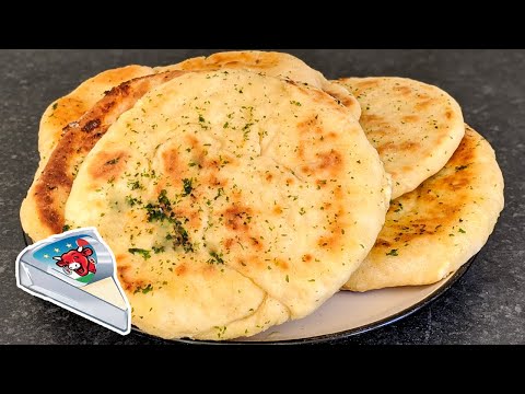 Naan au Fromage Pain Indien au Fromage Recette RAPIDECHEESE NAAN RECIPE WITHOUT YEAST   