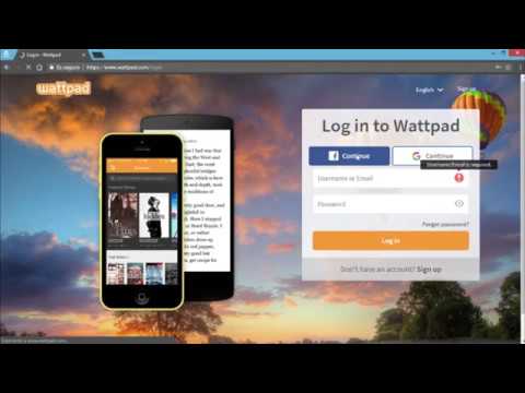 Cómo crear una contraseña para su cuenta de Wattpad - YouTube