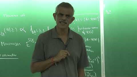 Lecture Module 26 (Week 5): Bayes and Minimax Estimation-V