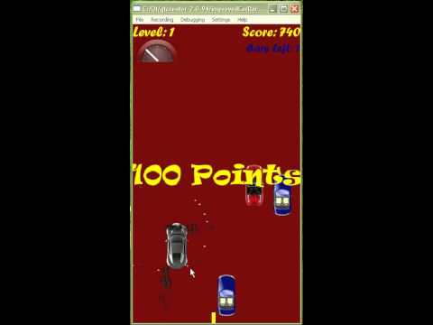 QML CarRace app
