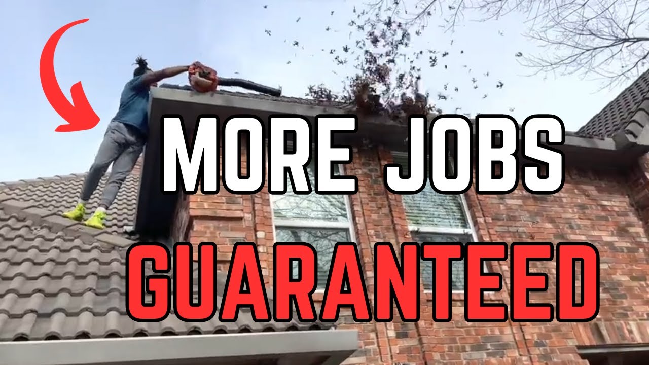 How To Get Gutter Cleaning Jobs YouTube