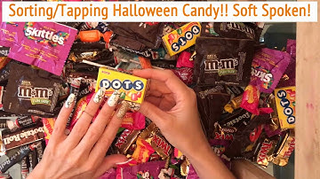 ASMR * HALLOWEEN CANDY Tapping & Sorting!! * Kayla
