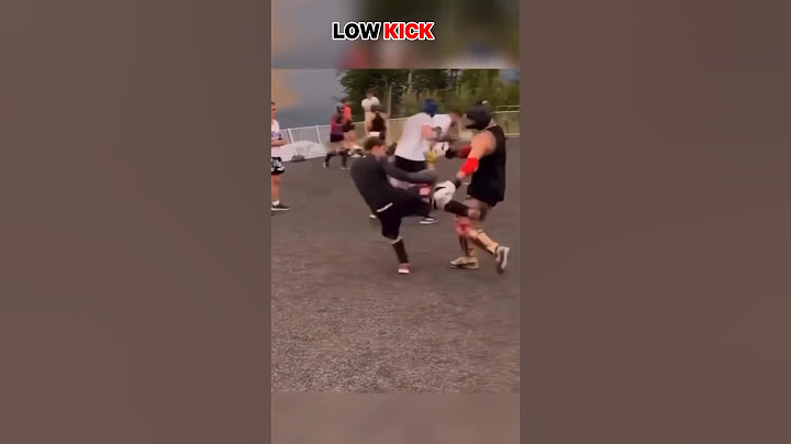 Tutorial: Low kick . #muaythai #mma #fighter