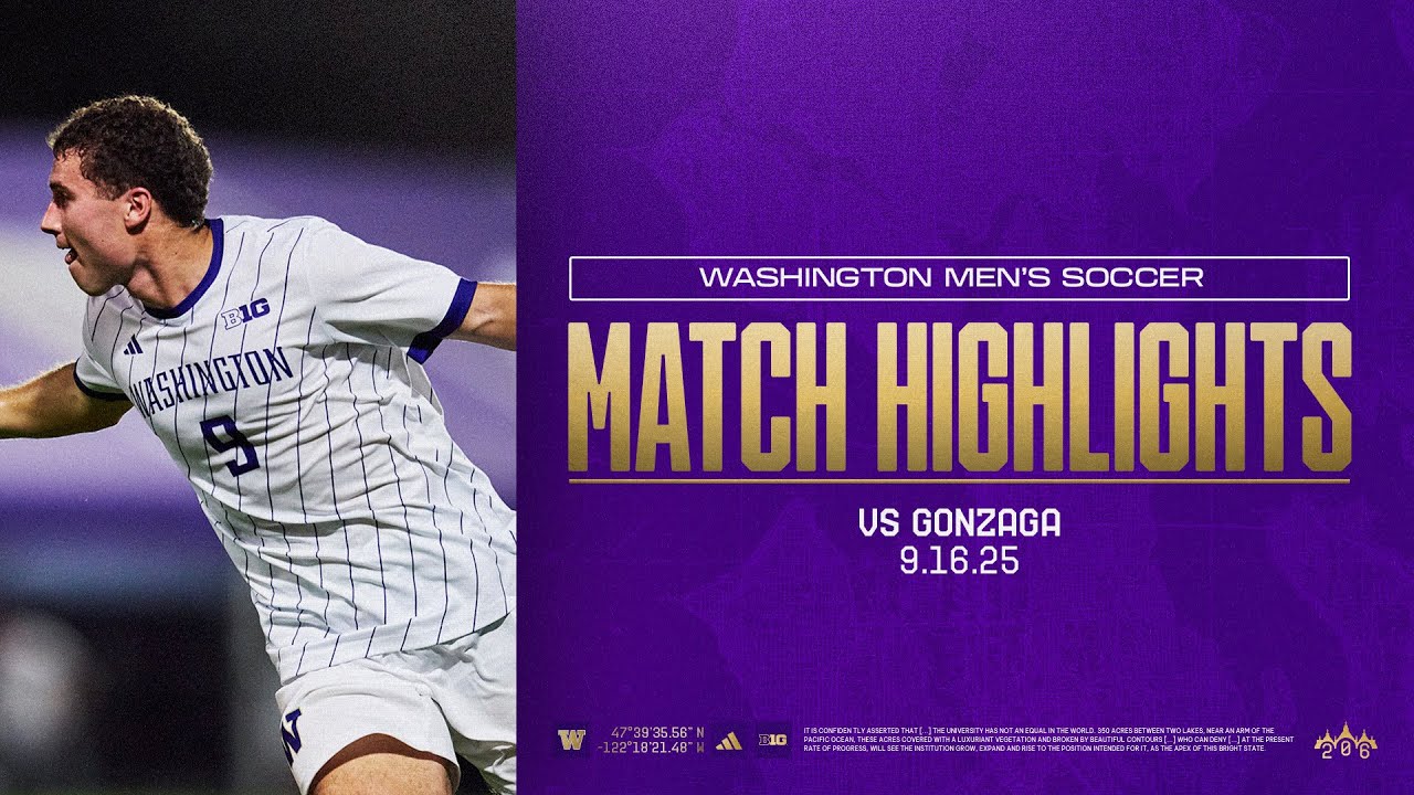Washington 6, Gonzaga 0 | Huskies Highlights