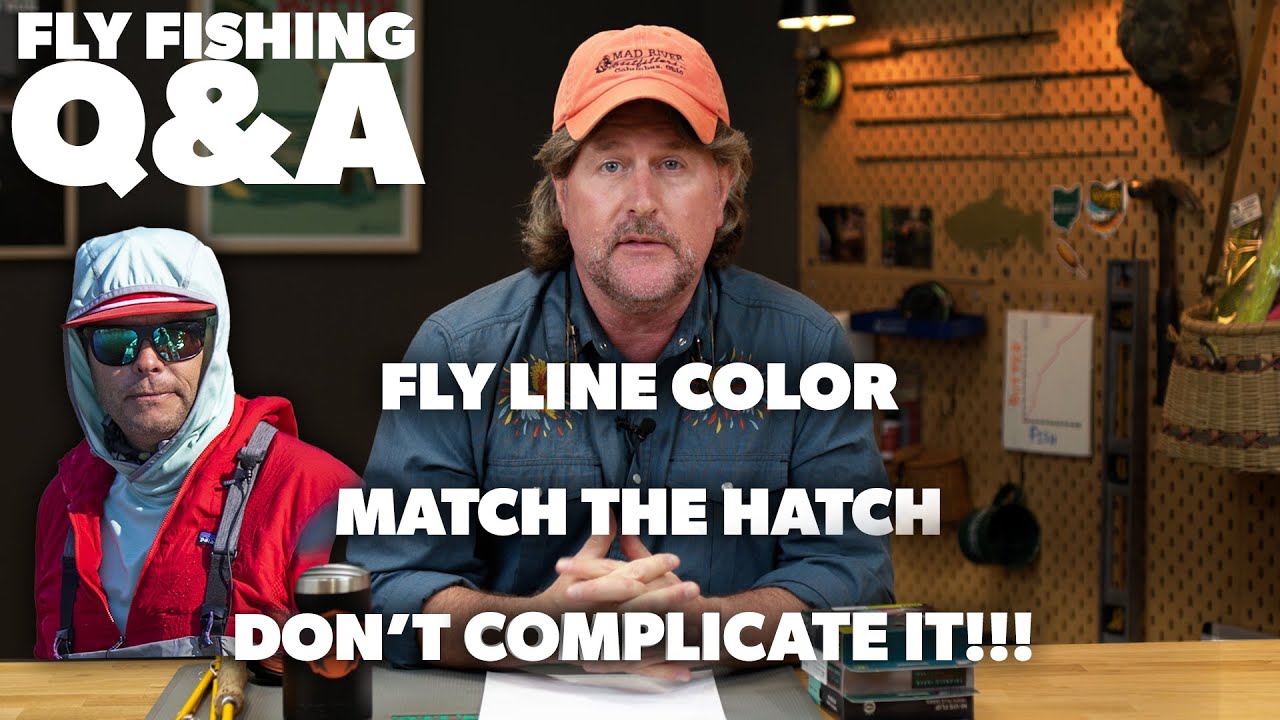 Q&A  #39 - Does Fly Line Color Matter and Matching The Hatch