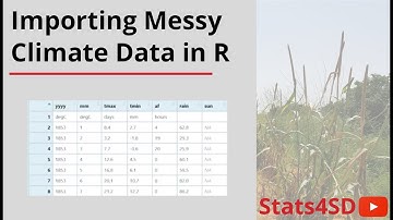 Importing Messy Climate Data in R