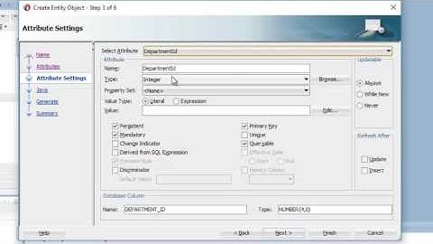002 create Entity Object