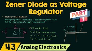 Zener Diode As Voltage Regulator Part 1