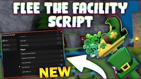 *NEW* Flee the Facility Script (PASTEBIN 2025) (NEVER FAIL HACKING , ESP ALL ,  AUTOFARM, SPEED )