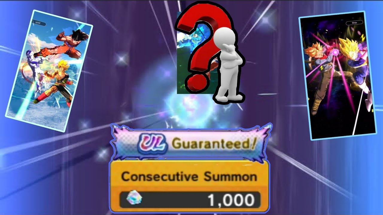1000% Ultra Guaranteed 3 Rare Summon Animation | Summon | Dragon Ball ...