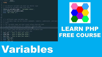 Learn PHP - Part 5 | Variables