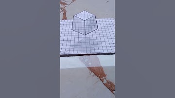 How to draw 3D floating cube 😱😍|3d drawing tutorial #youtubeshorts #shorts #youtube