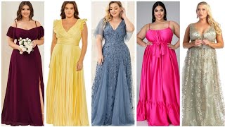 Party wear Evening dresses for plus size women 😘//Gorgeous designs ideas