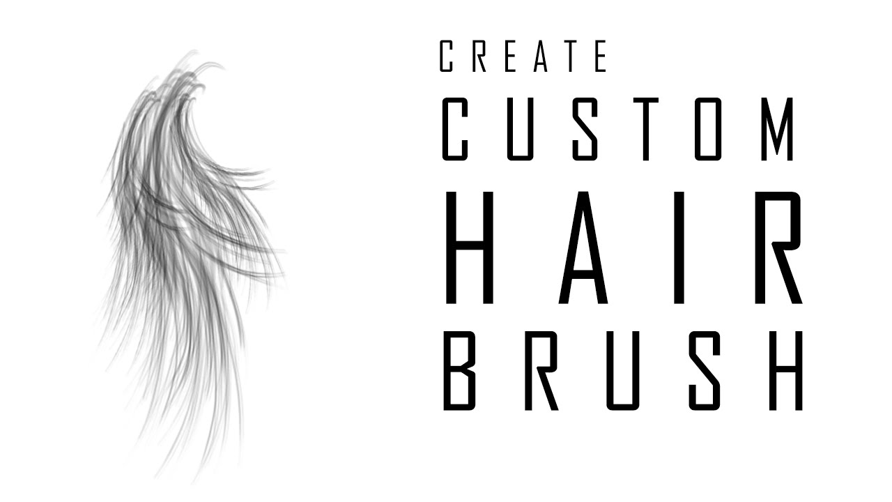 How to Create Hair  Brush  in Photoshop  Part1 YouTube