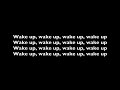 NF- Wake Up Lyrics