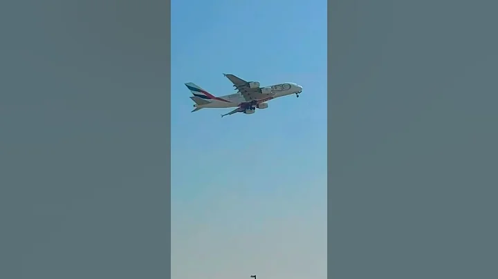 Dubai Airport emirate airlines flight ✈ Amazing view UAE, #Dubai #short #dxb #dubaivlogs #like