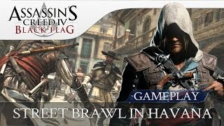 Assassins Creed 4 Black Flag | Street Brawl In Havana - Combat Gameplay (Xbox360 | 1080p HD)