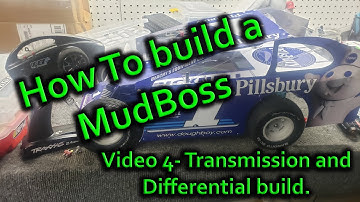 How to build a Salvas Mudboss Oval RC Car, Part 4, Rebuild the Transmission + Differential correctly
