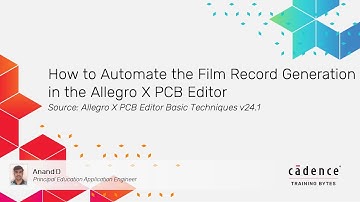 How to Automate the Film Record Generation in the Allegro X PCB Editor