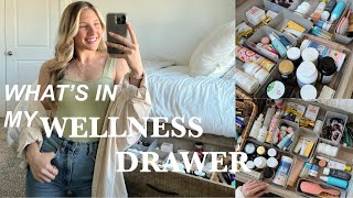 WHAT'S IN MY WELLNESS DRAWER: favorite haircare, skincare, and wellness products!