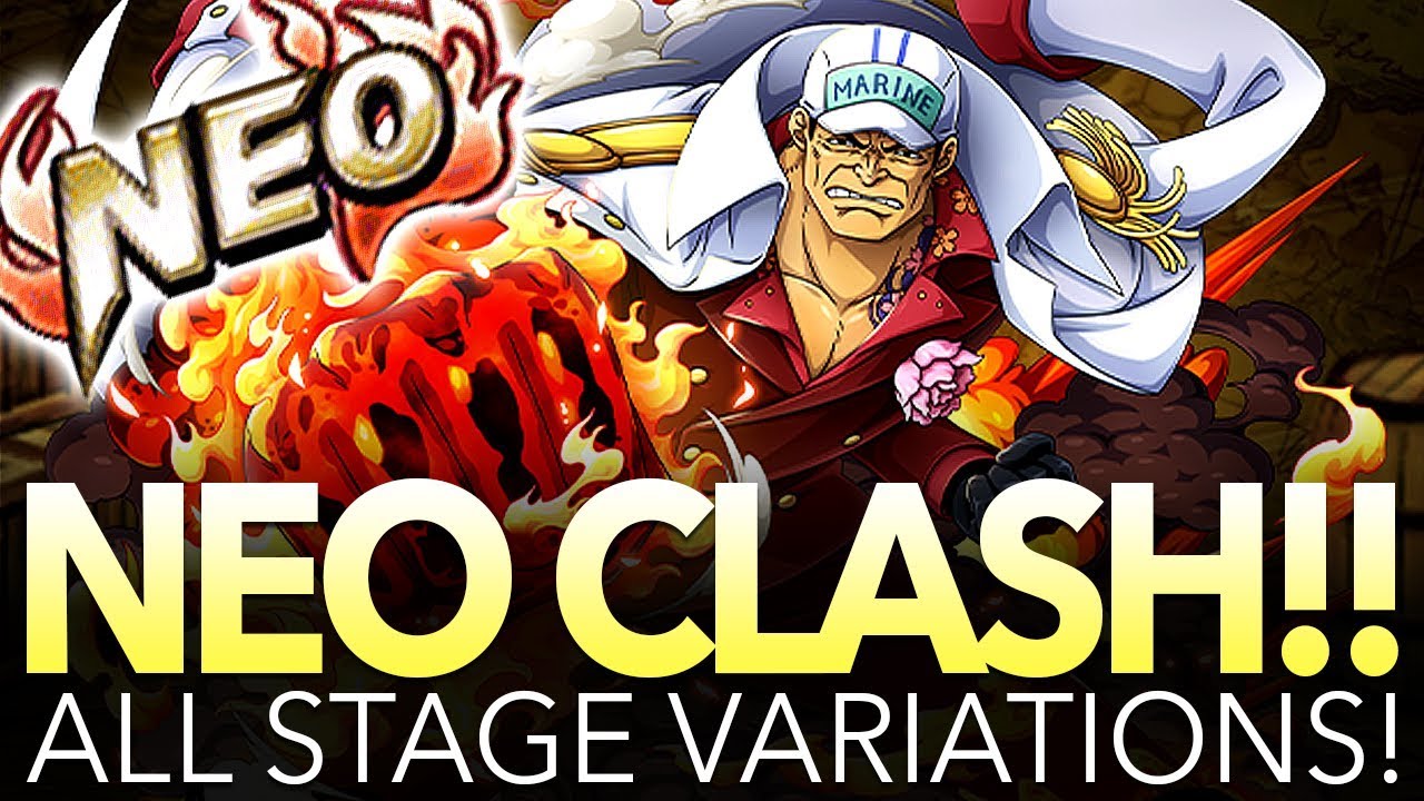 NEO CLASH!! AKAINU! All Stages Playthrough! (One Piece Treasure Cruise