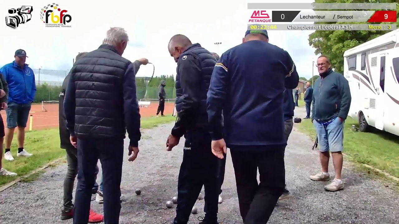 Miniature de la vidéo : Petanque Champ. Véterans X3 H et X2 D