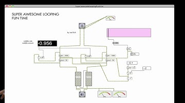 Max/MSP Tutorial HD - Stereo echo effect