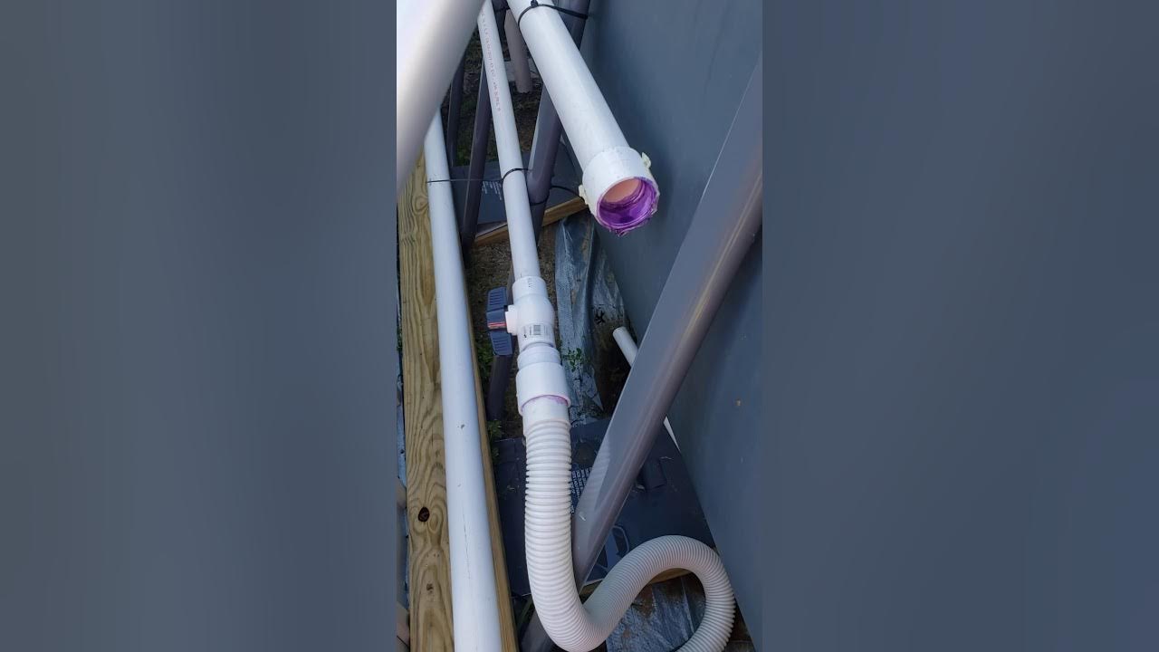 Intex hose to pvc conversion YouTube