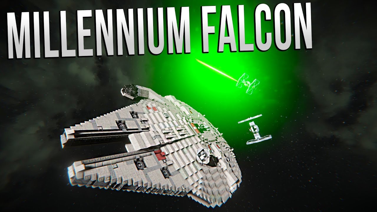 MILLENNIUM FALCON - Star Wars - Space Engineers - YouTube