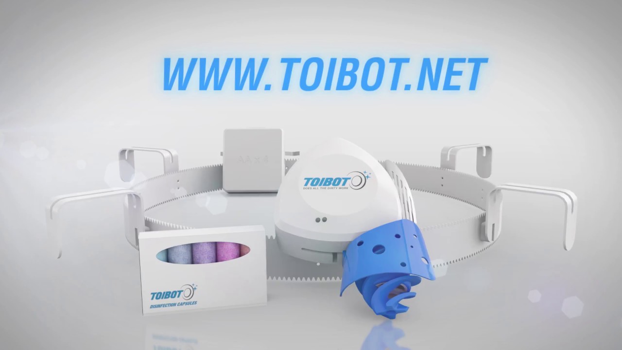 TOIBOT WORLDS FIRST TOILET CLEANING ROBOT YouTube