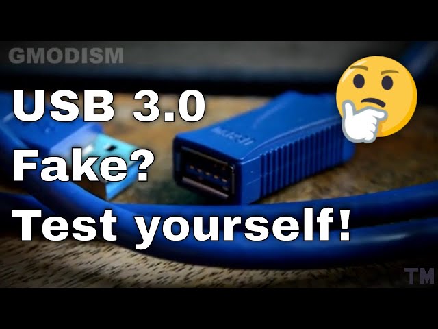 How to know if a USB 3 cable is fake or real - Difference between USB 2.0  and 3.0 cables - YouTube