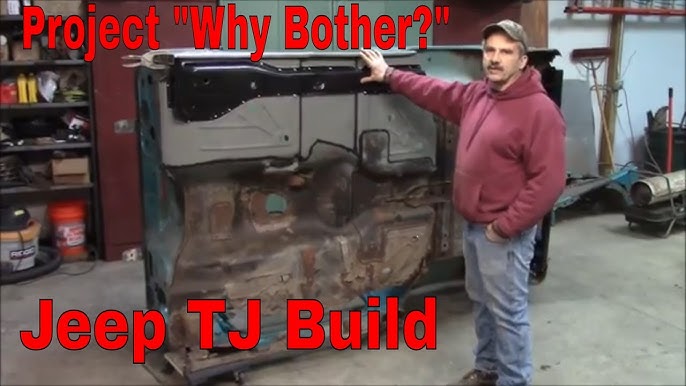 Jeep Wrangler Frame Restoration!! 2000 Jeep Wrangler TJ Rebuild Part 4 -  YouTube