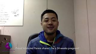 Intended Parent celebrates Viability Day (24 weeks) Proud Fertility Surrogacy Canada