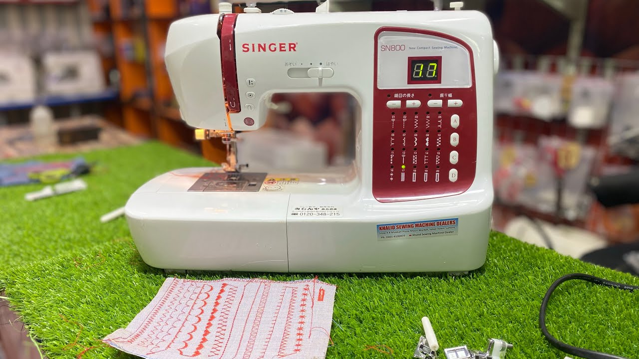 Singer SN800 | Complete tutorial | Custom Embroidery 