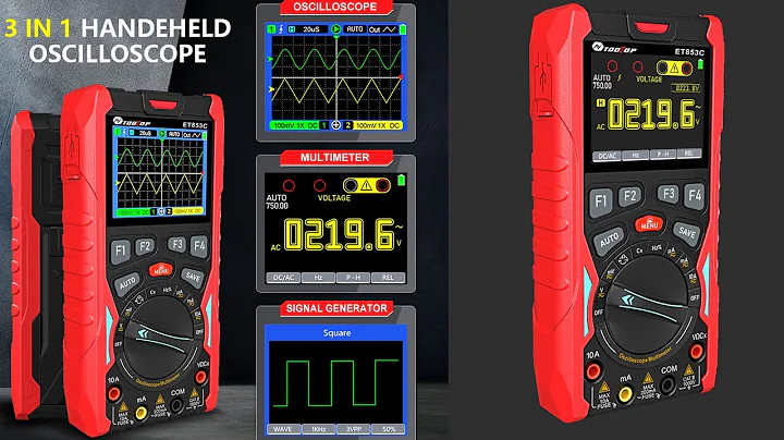 ET853C 3-in-1 2CH 70Mhz Oscilloscope Multimeter Signal Generator 3-In-1 from AV ToolTop