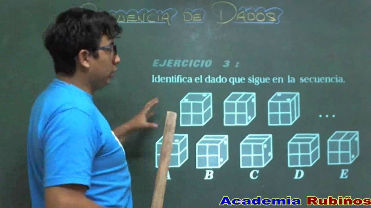 SECUENCIAS DE DADOS EJERCICIOS RESUELTOS DE PSICOTECNICO