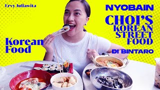 Mukbang Korean Street Food di Bintaro | Choi&#39;s Korean Food #ERVYMAKAN-MAKAN