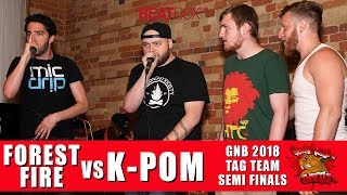 K-Pom vs Forest Fire | GNB 2018 | Tag Team - Semi Finals