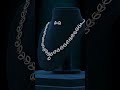 Elegant Leaf Motif Necklace Set – CAD Design for Bridal & Festive Collections